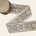 Embroidered Mandala Trim