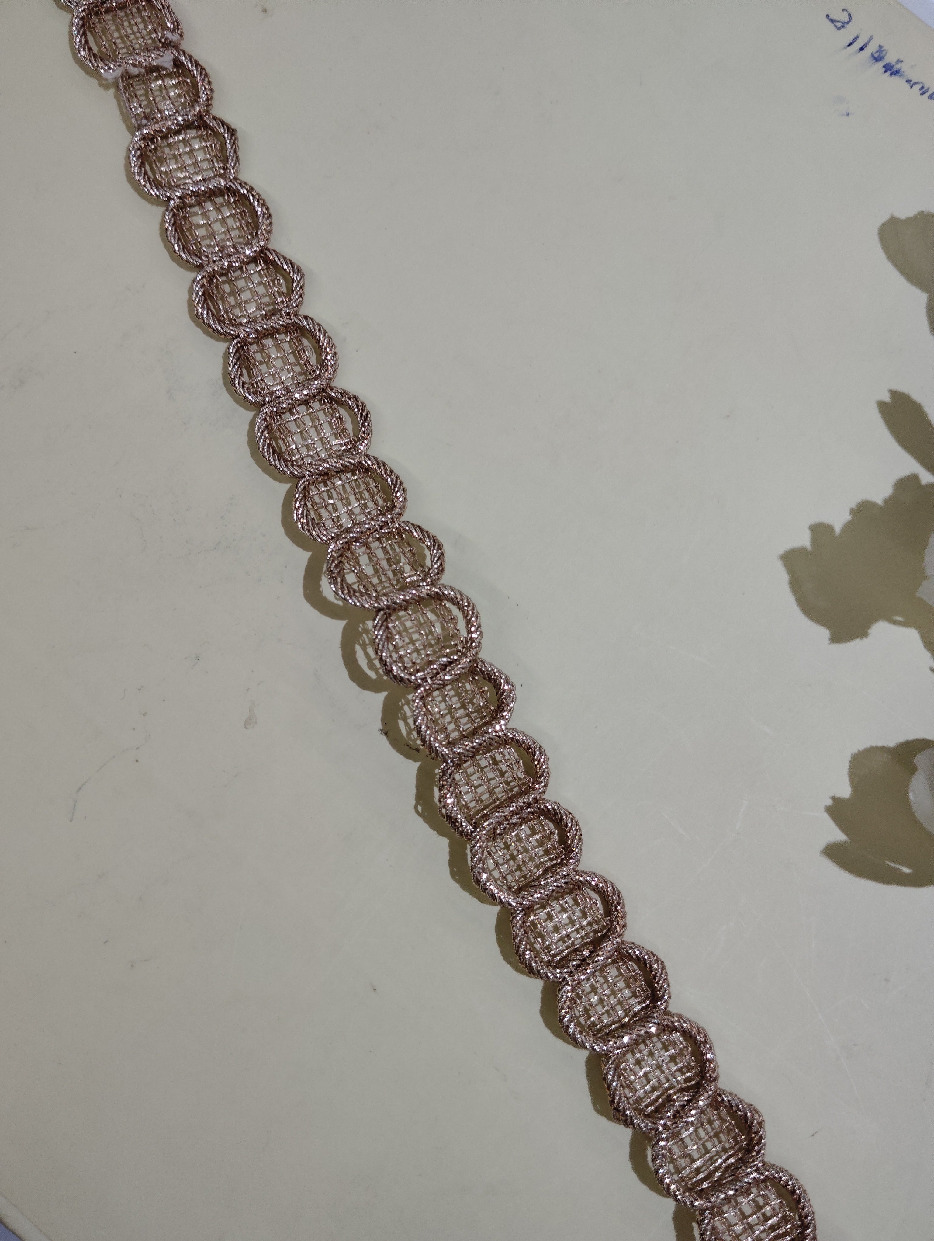 Metallic Woven Loop Trim