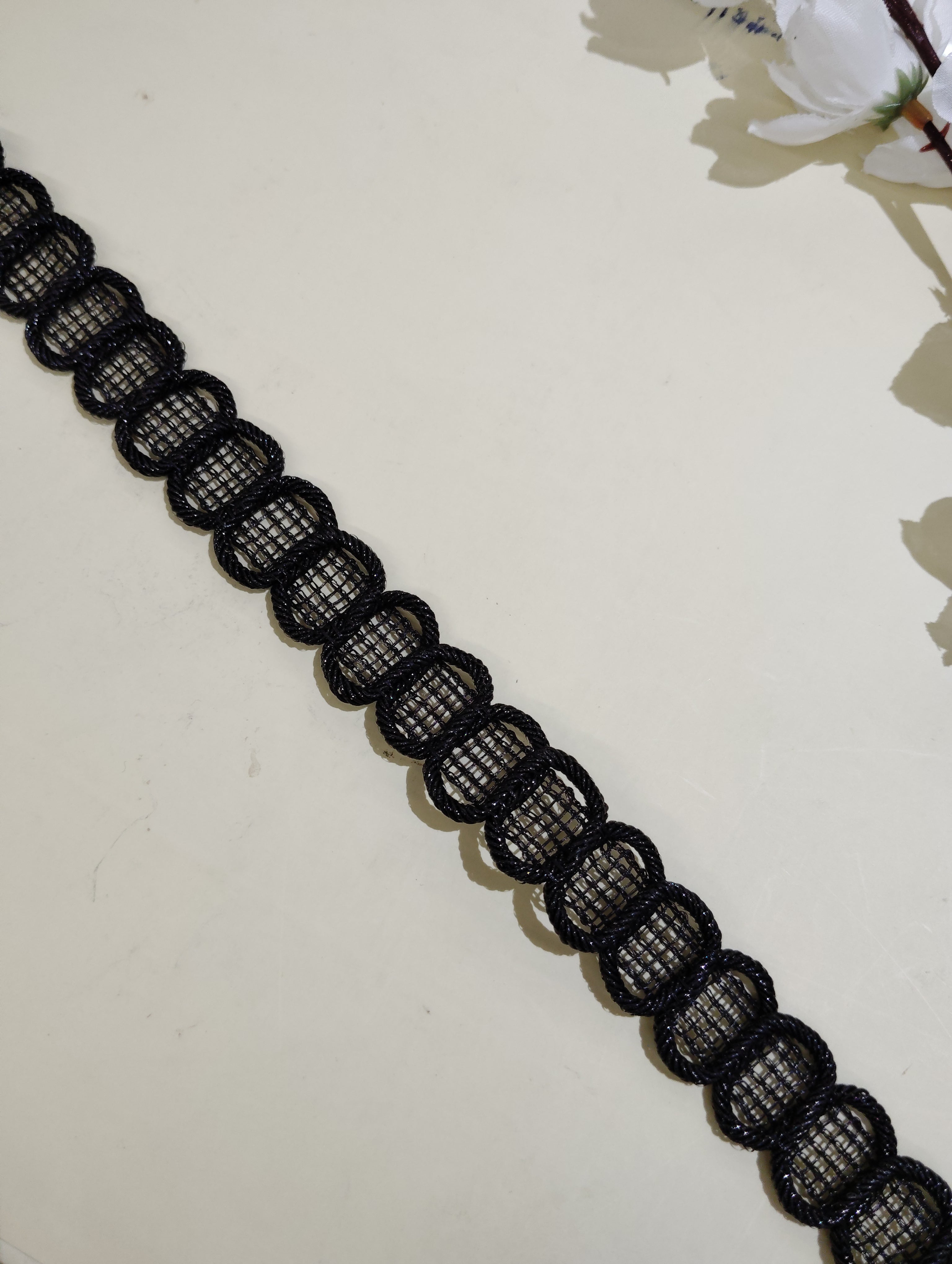 Metallic Woven Loop Trim