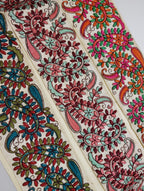 Handcrafted Floral Paisley Embroidery Trim