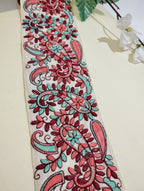 Handcrafted Floral Paisley Embroidery Trim