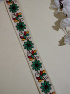 Floral Embroidered Cotton Ribbon Trims