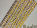 Festive Gota Patti Trim with Diagonal Zari Detailing