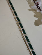 Festive Gota Patti Trim with Diagonal Zari Detailing