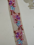 Floral Embroidered Lace Trim