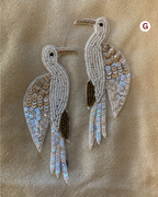 Beaded Bird Patch