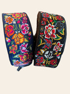 Embroidered Floral Jacquard Ribbon