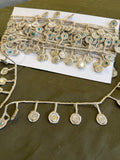 Silver Mirror Tassel Trim – Bohemian Gota Work Lace