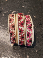 Embroidered Floral Fabric Trim