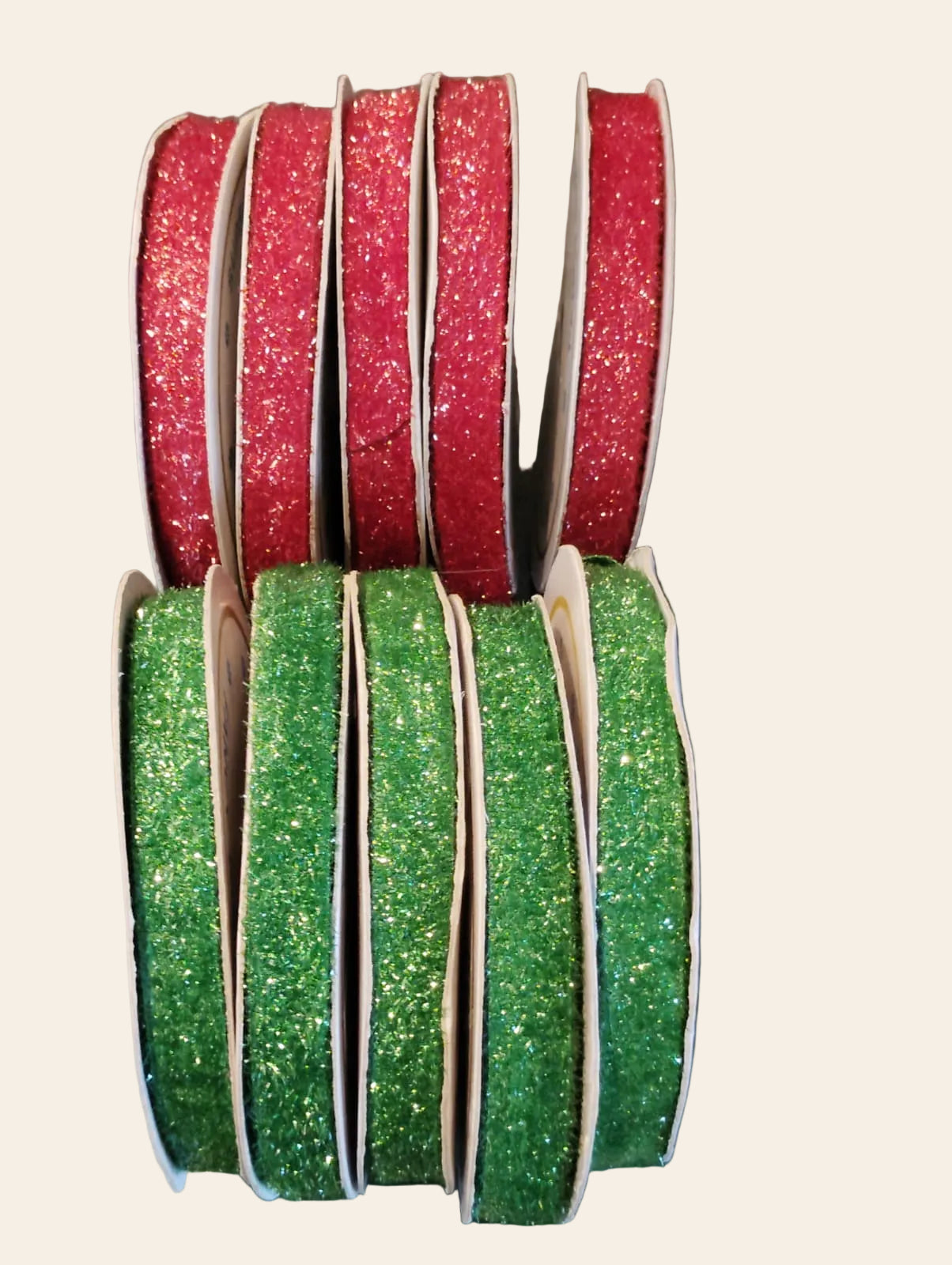 Sparkling Glitter Velvet Ribbon Trims