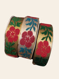 Embroidered Floral Trim
