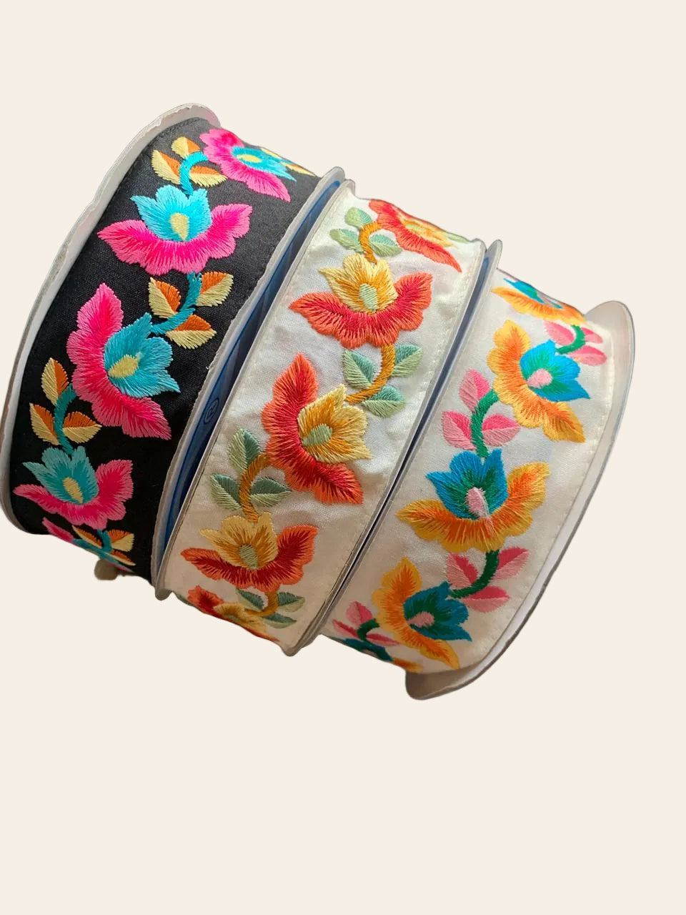 Floral Embroidered Lace Trim