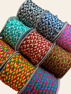 Multi-Colored Braided Craft Cord Spools