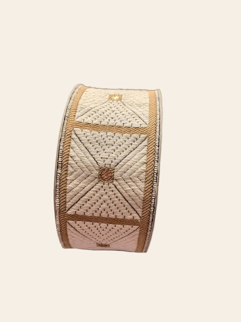 Woven Geometric Ribbon Spool
