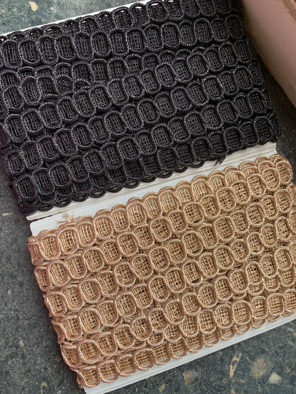 Metallic Woven Loop Trim