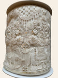 Ivory Elephant Shikargah Embroidered Sequin Trim