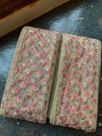 Floral Embroidered Mesh Lace Border