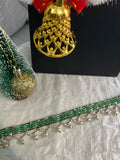 Dangling Bead Border Lace