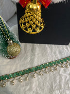Dangling Bead Border Lace