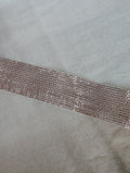 Metallic Bugle Bead & Sequin Ribbed Border Trim