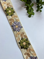 Multicolored Sunflower & Leaf Design