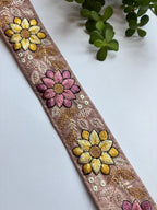 Multicolored Sunflower & Leaf Design