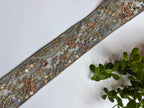 Vintage Zardozi Floral Trim with Gold Sequins
