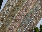 Vintage Zardozi Floral Trim with Gold Sequins