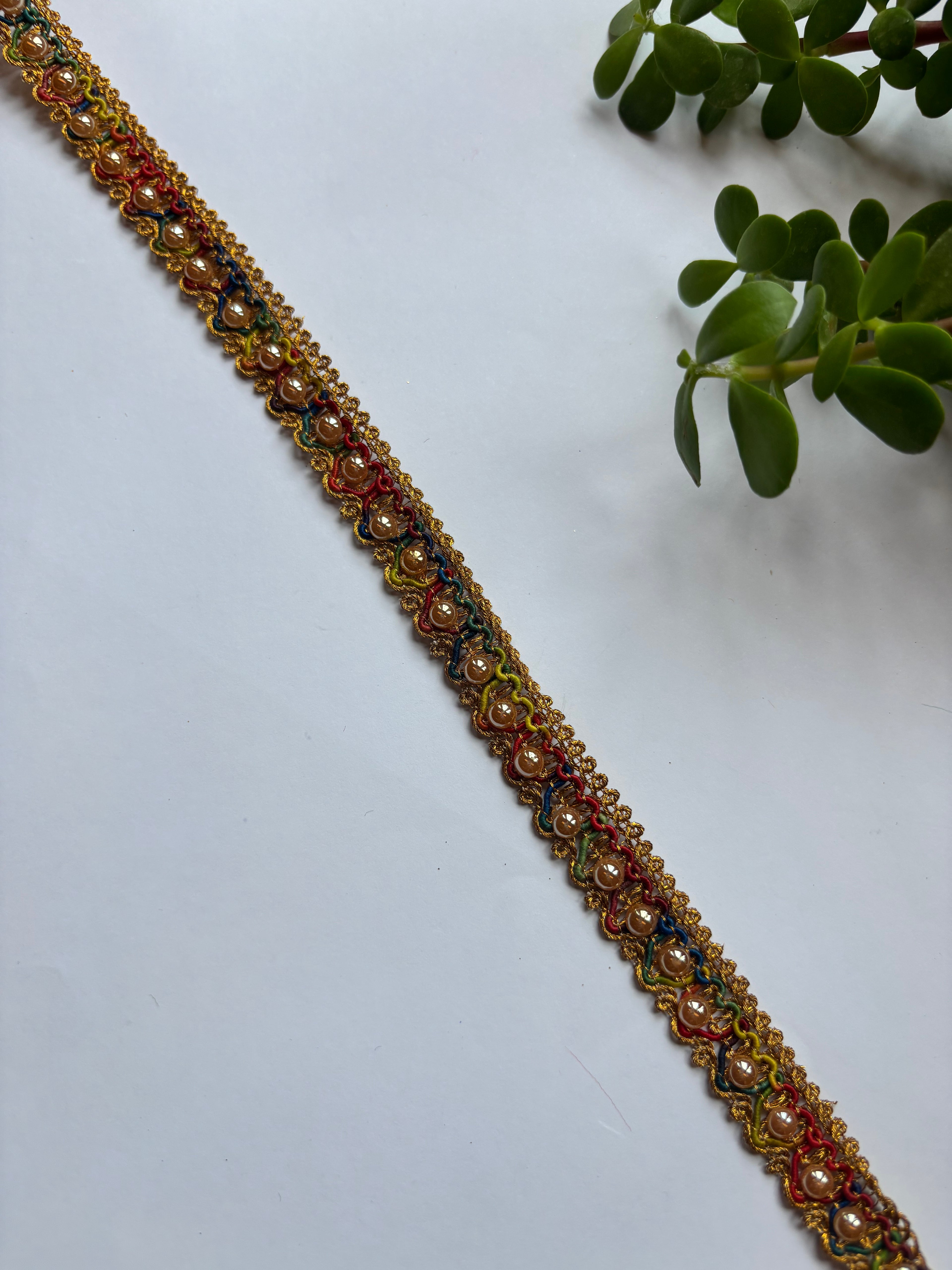 Pearl Glow Decorative Lace