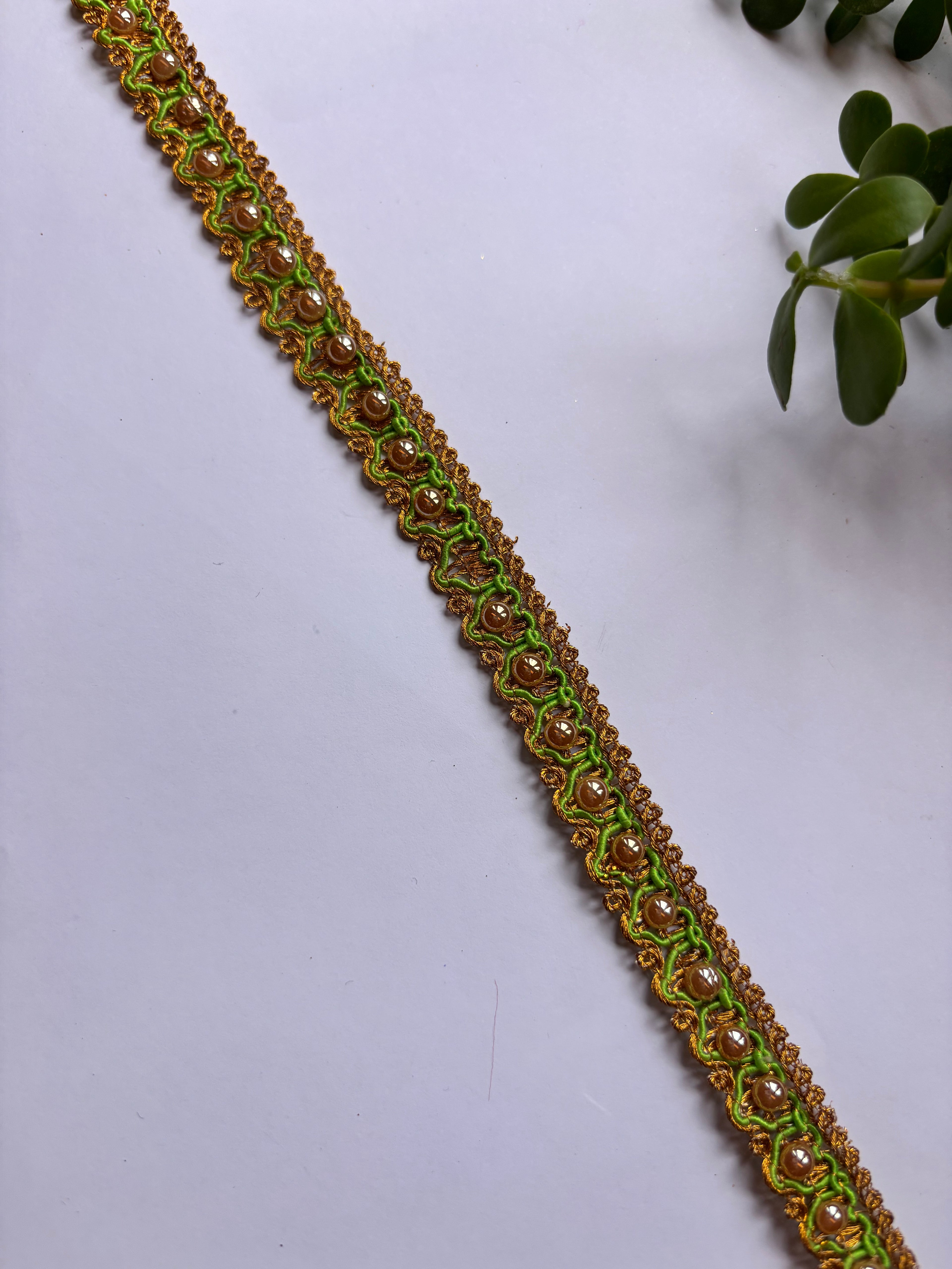 Pearl Glow Decorative Lace