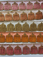 Ornate Cage-Motif Zari Lace