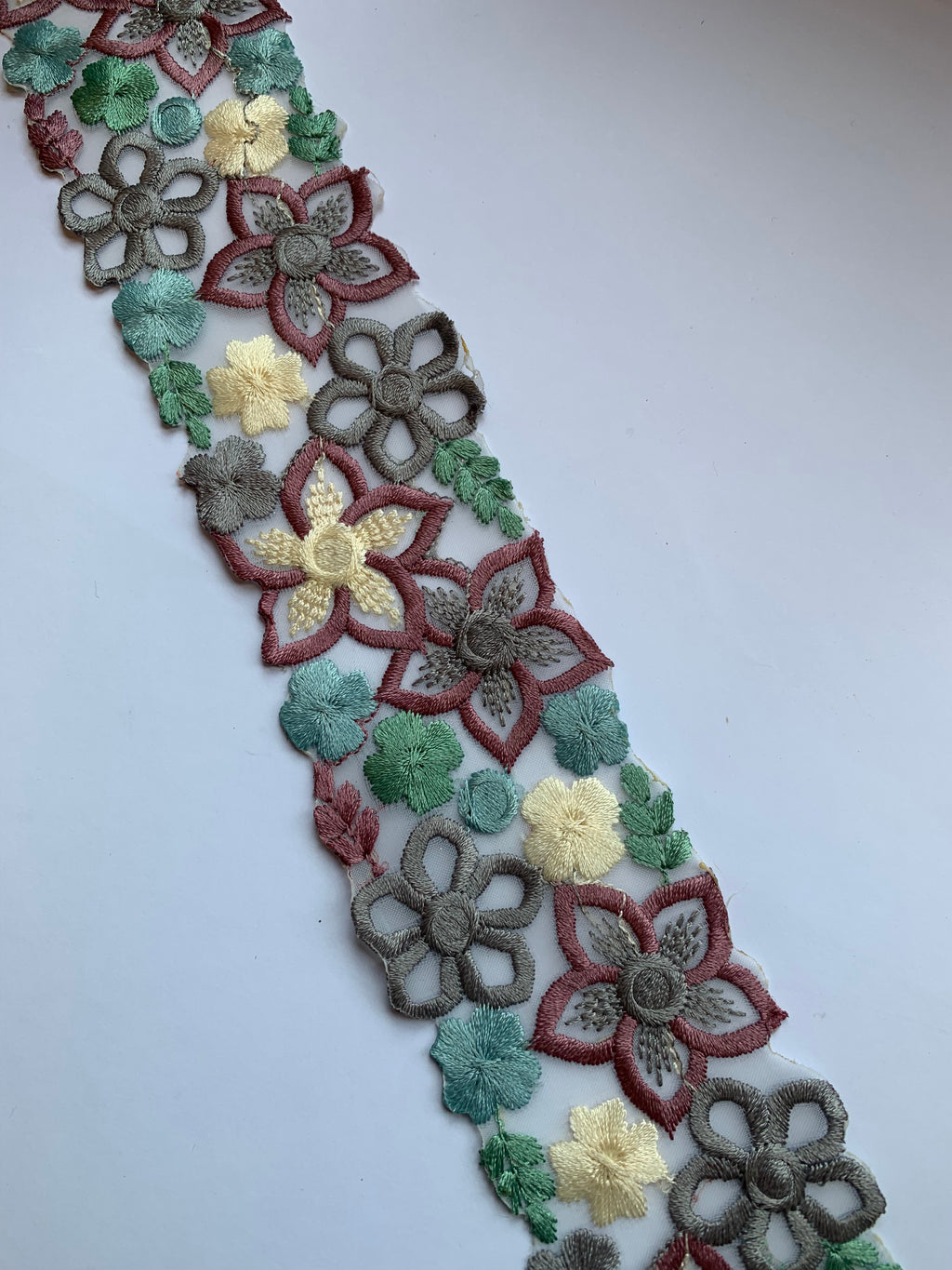 Premium Embroidered Floral Motif Lace