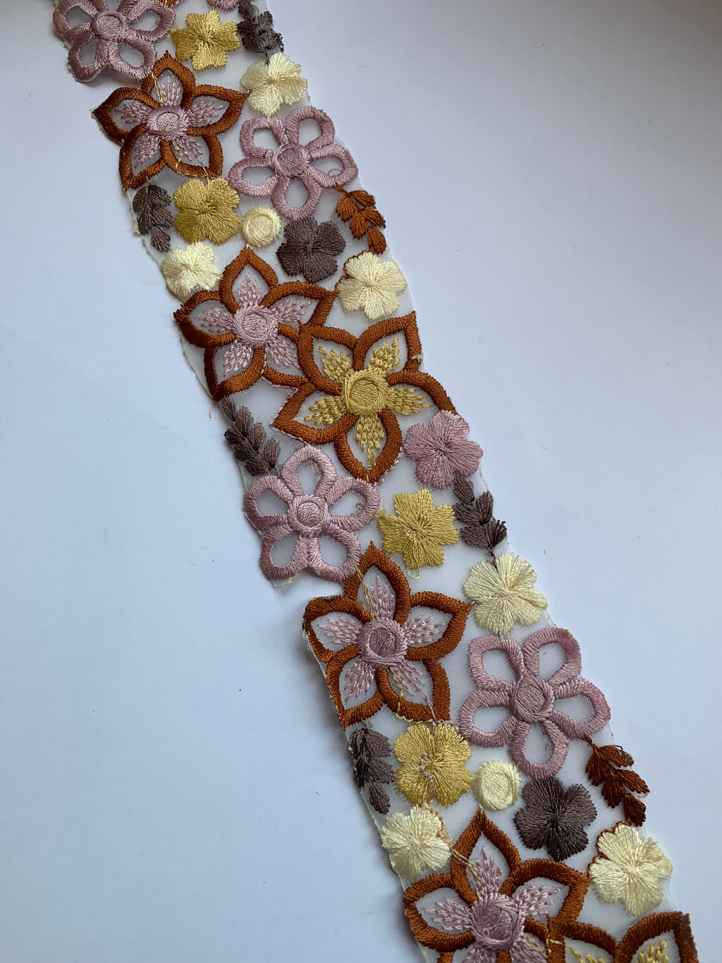 Premium Embroidered Floral Motif Lace
