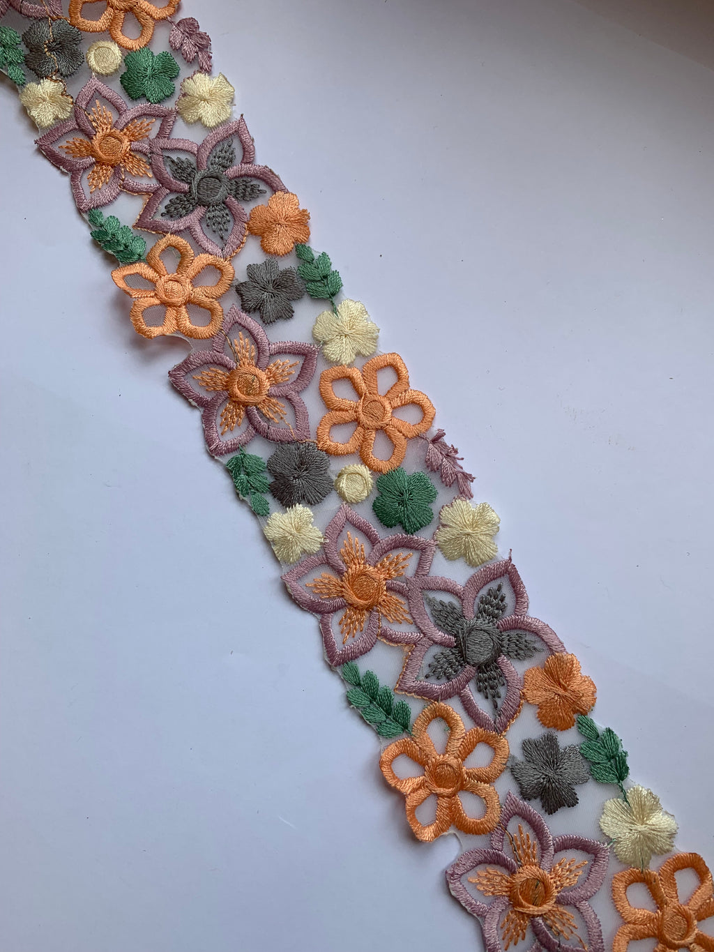 Premium Embroidered Floral Motif Lace