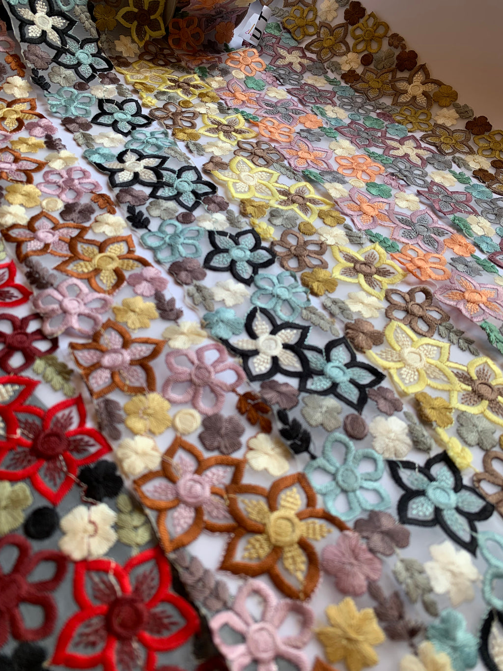 Premium Embroidered Floral Motif Lace