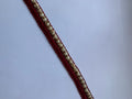 Handcrafted Pearl and Zari Braided Border Trim for Home Decor and Crafts