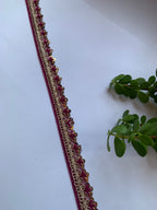 Scalloped Sequin Zari Lace Trim Collection