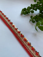 Scalloped Sequin Zari Lace Trim Collection