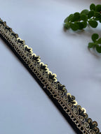 Scalloped Sequin Zari Lace Trim Collection
