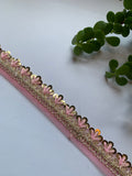 Scalloped Sequin Zari Lace Trim Collection