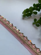 Scalloped Sequin Zari Lace Trim Collection