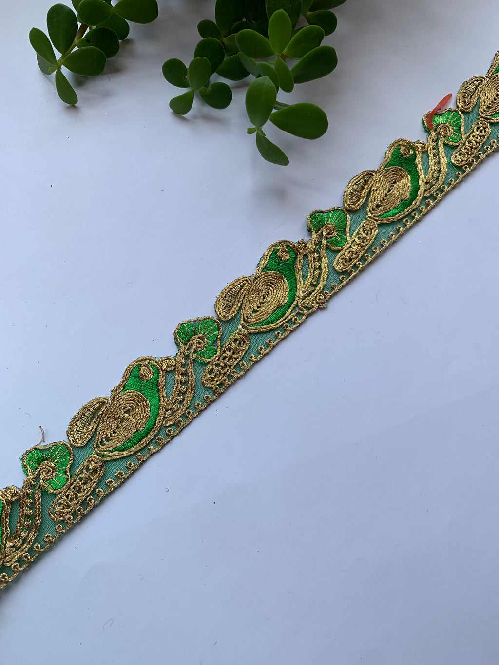 Traditional Metallic Zari & Gota Work Embroidery Trim