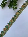 Traditional Metallic Zari & Gota Work Embroidery Trim