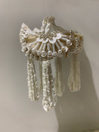 Elegant Ivory Pearl Beaded Tassel