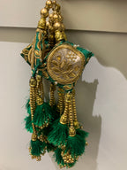 Emerald Green Thread Tassels
