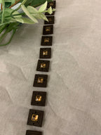 Wooden & Square Jewel Buttons