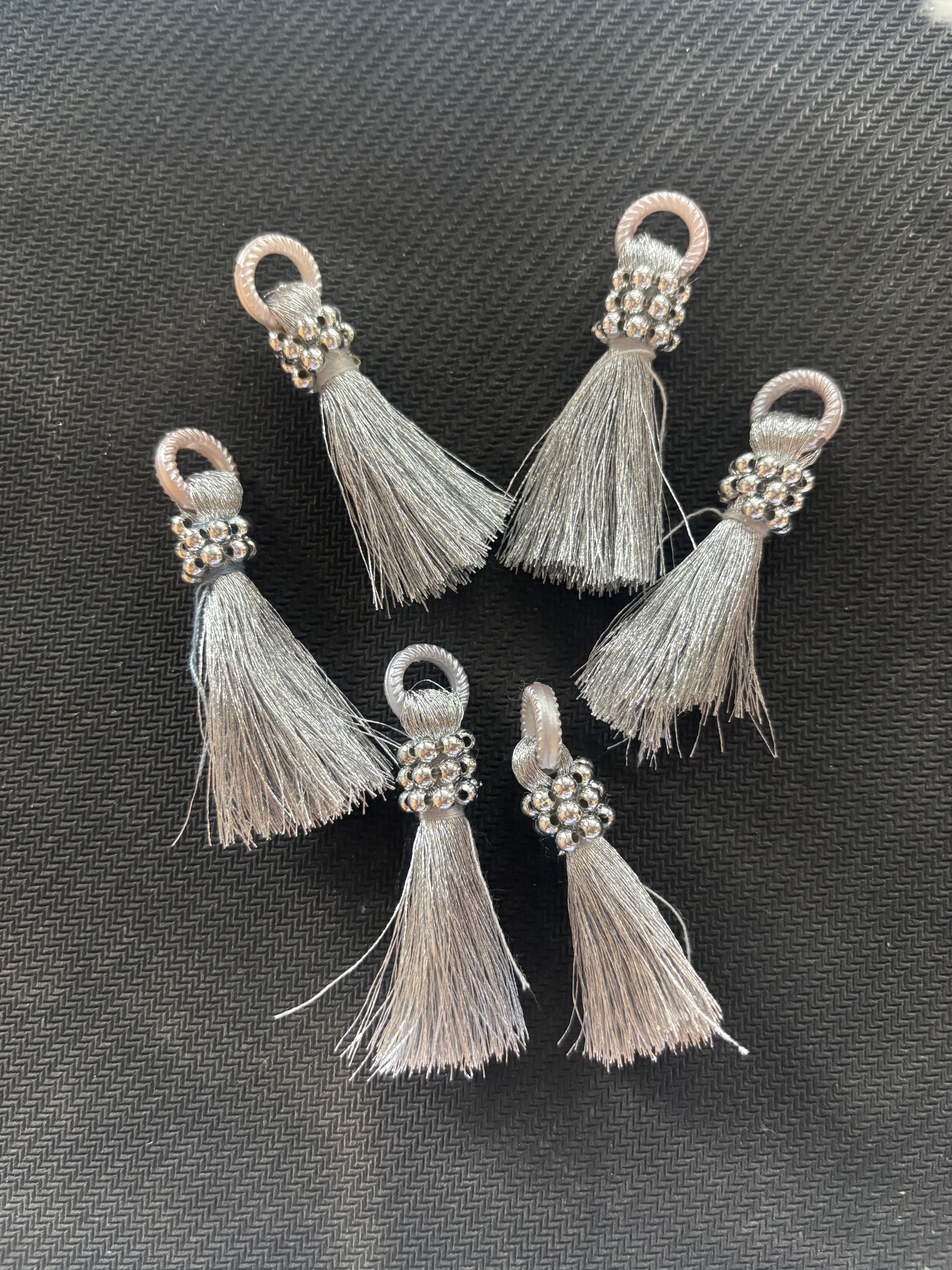 Satin Bead Tassel Trim