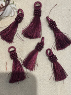 Satin Bead Tassel Trim