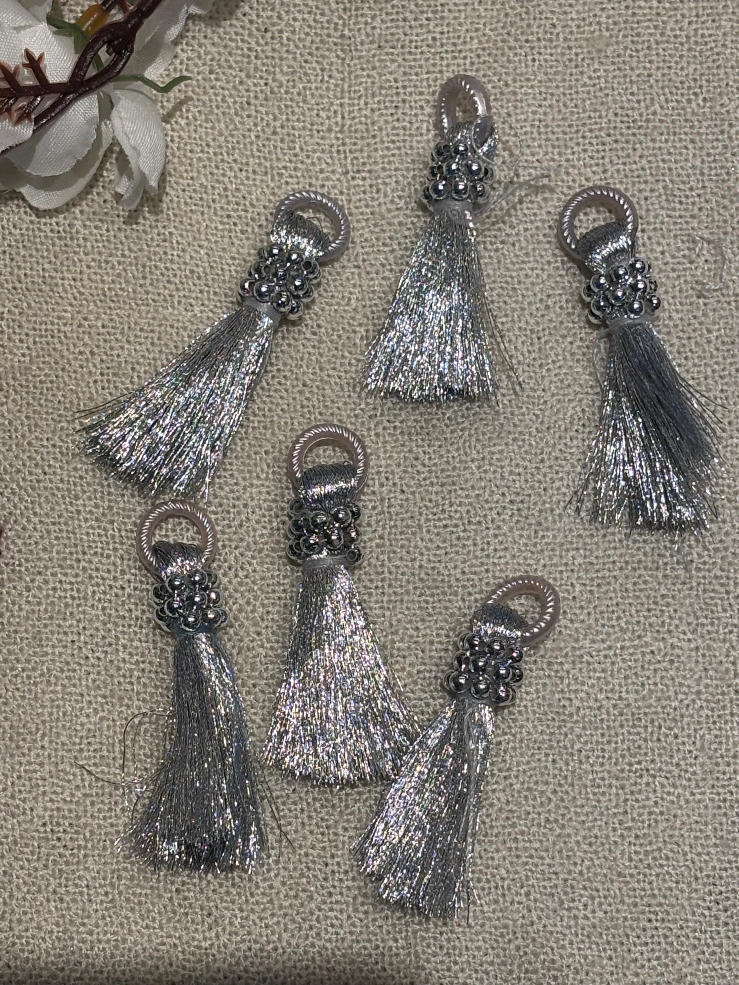 Satin Bead Tassel Trim