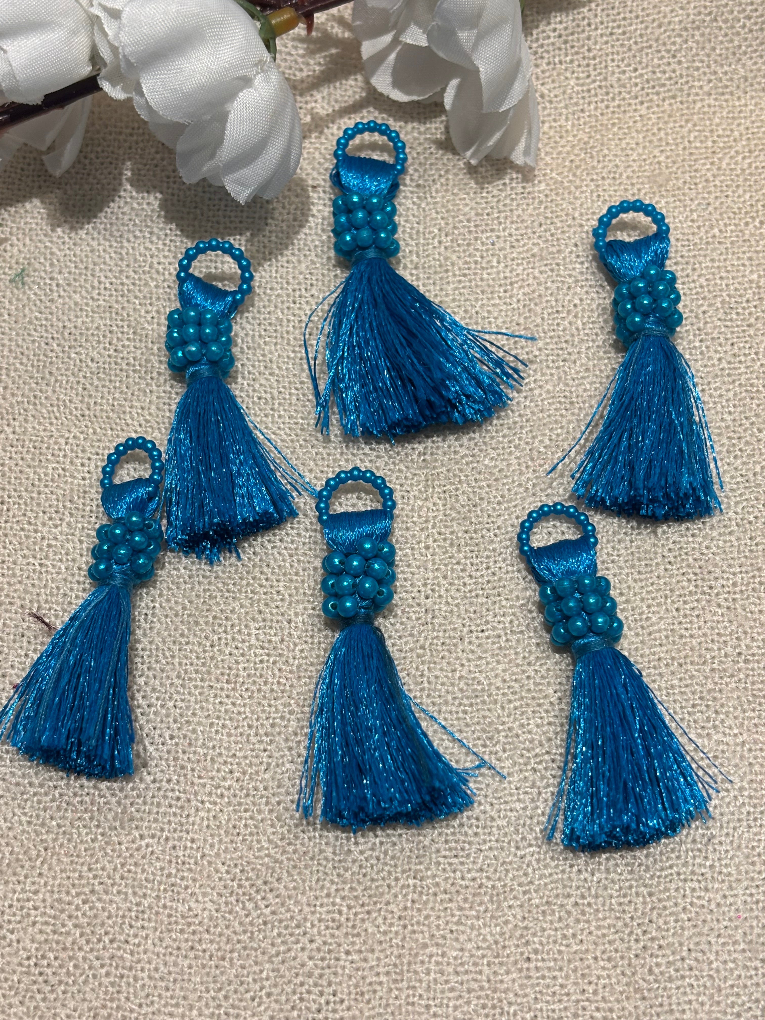 Satin Bead Tassel Trim
